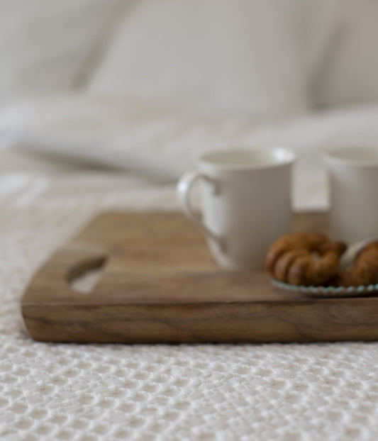 Lanzarote blanco Colcha