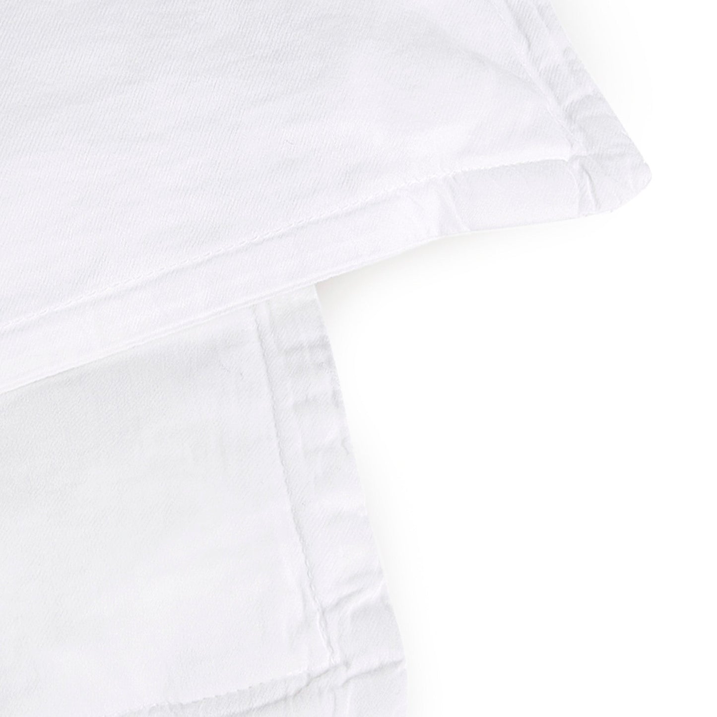 Blanco satén Almohada