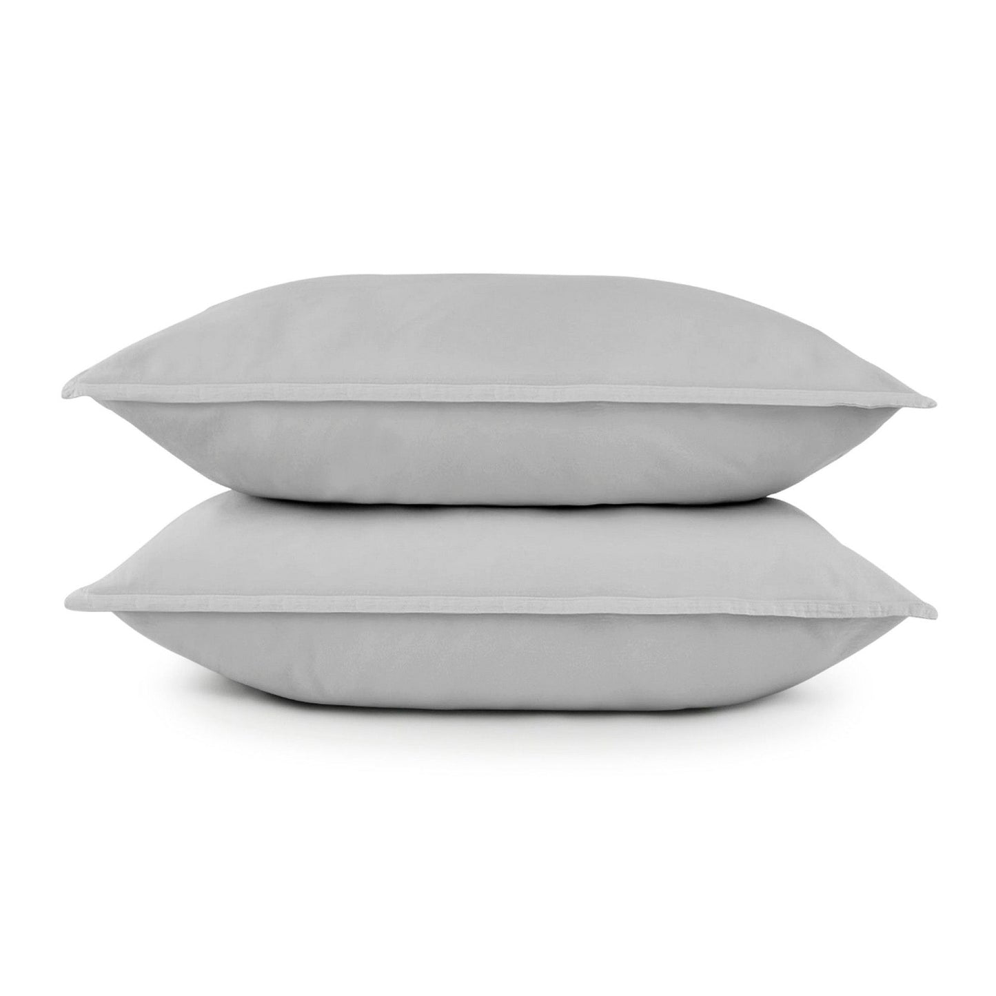 Gris satén Almohada