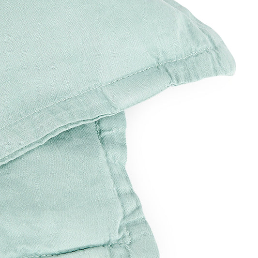 Mint satén Almohada