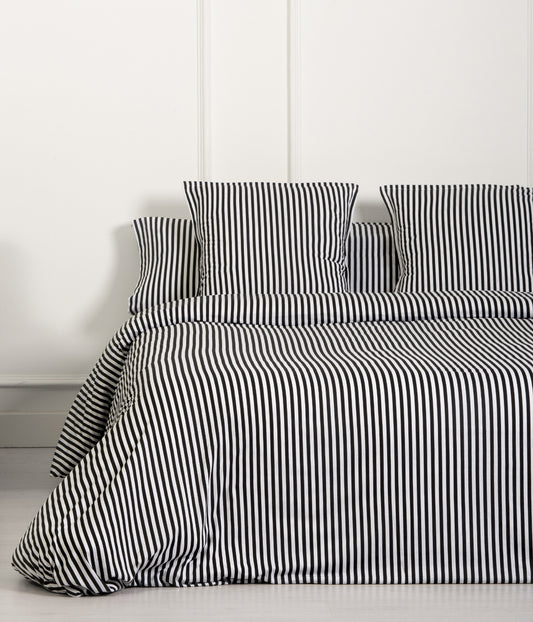 Funda nórdica Lined negro