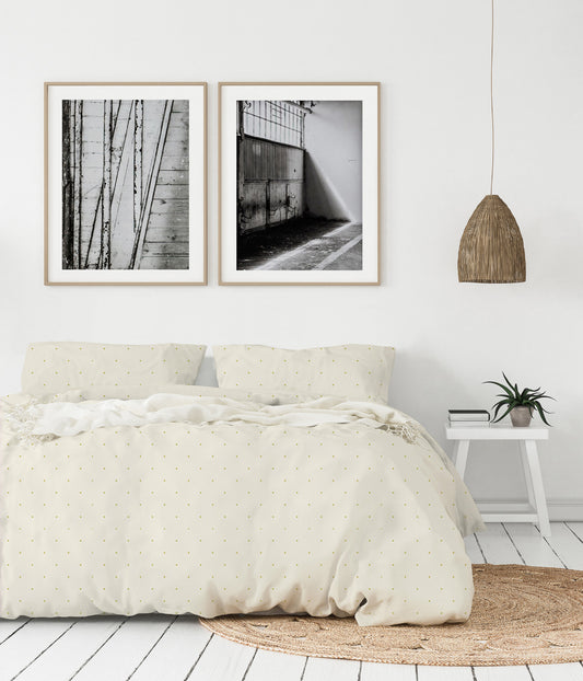 Funda nórdica Polka beige