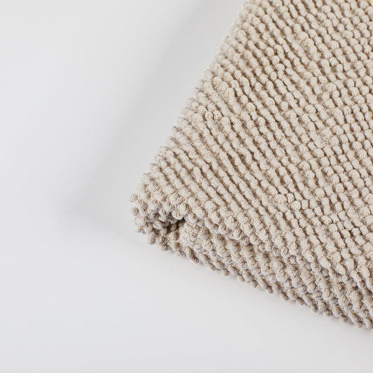 Leerdan beige Alfombra de baño