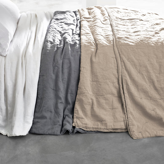 Linen Spring gris Quilt