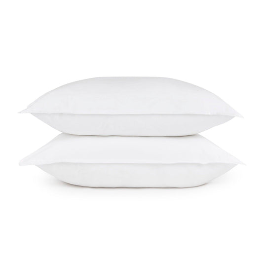 Blanco satén Almohada