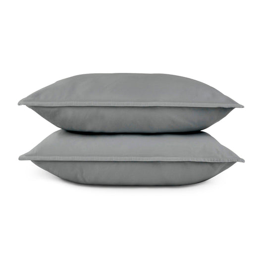 Gris oscuro satén Almohada