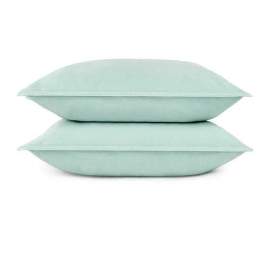 Mint satén Almohada