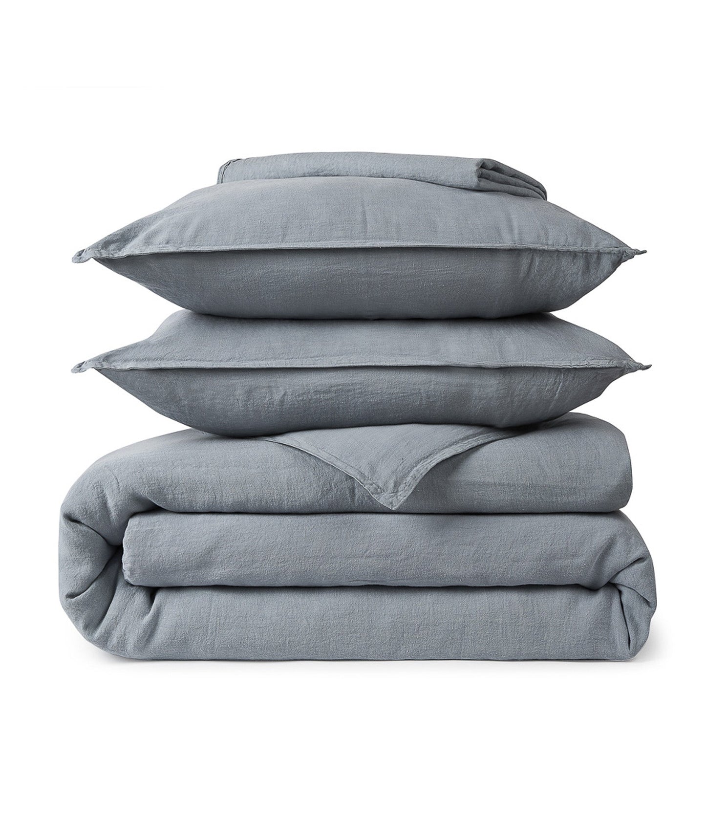 Gris lino Funda nórdica