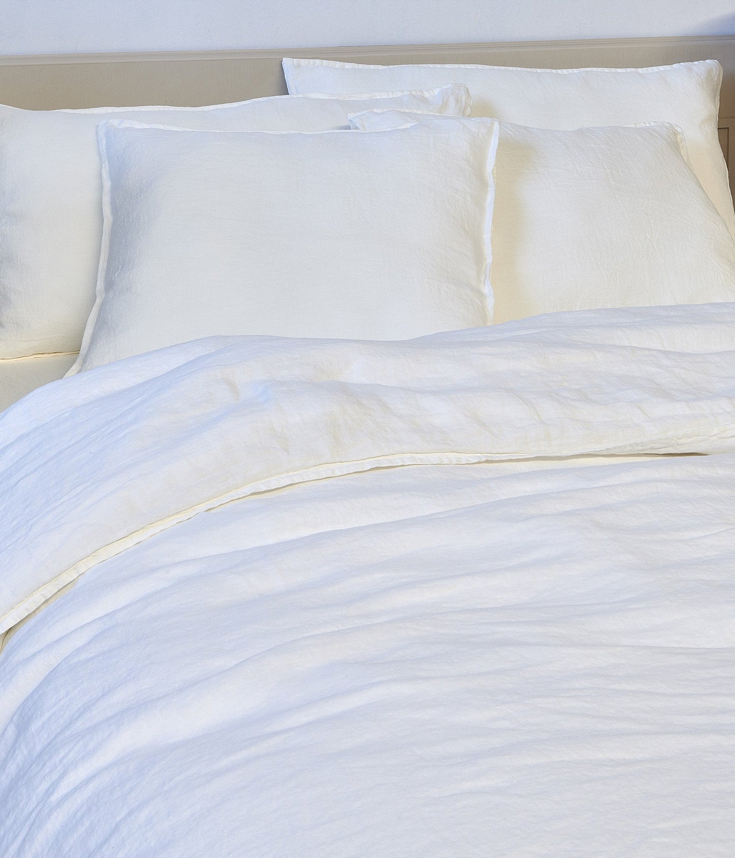 Natural lino Funda nórdica