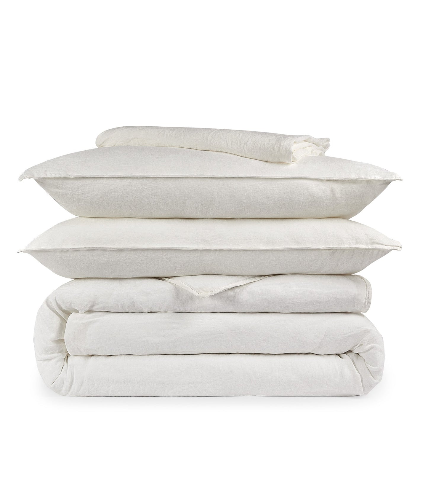 Natural lino Funda nórdica