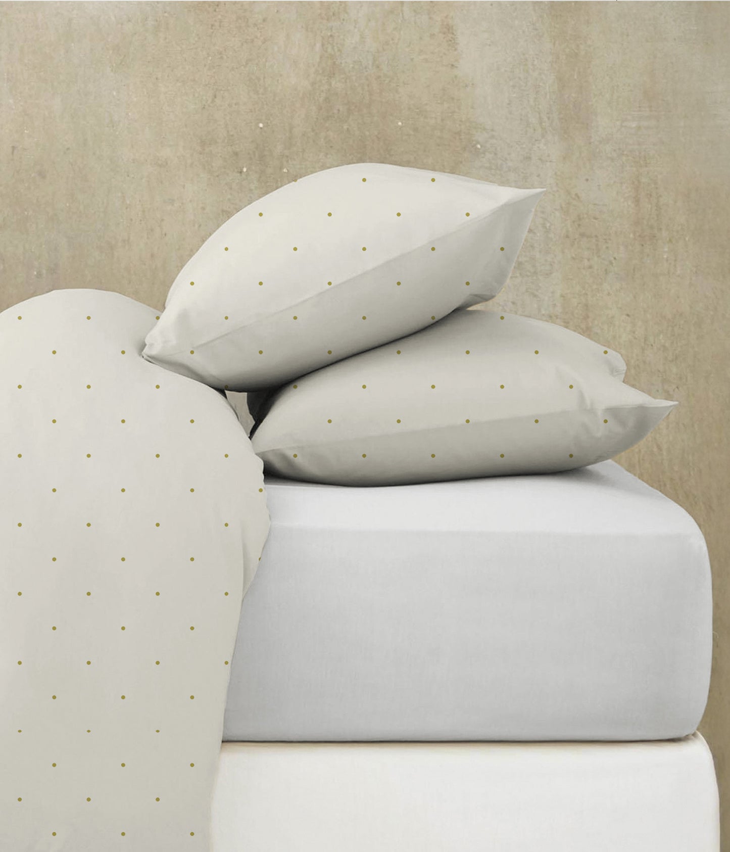 Funda nórdica Polka beige